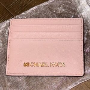 Michael Kors Blush Pink Card Holder